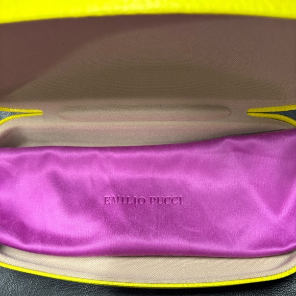 Emilio Pucci Sunglasses Burgundy/Gold - Picture 5 of 6